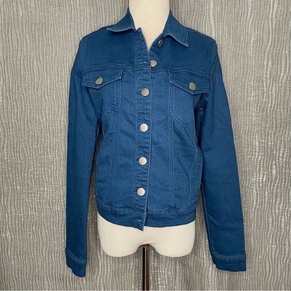Ashley Mason stretch denim jacket. NWOT - Picture 2 of 8